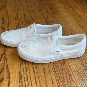 White Vans Sneakers